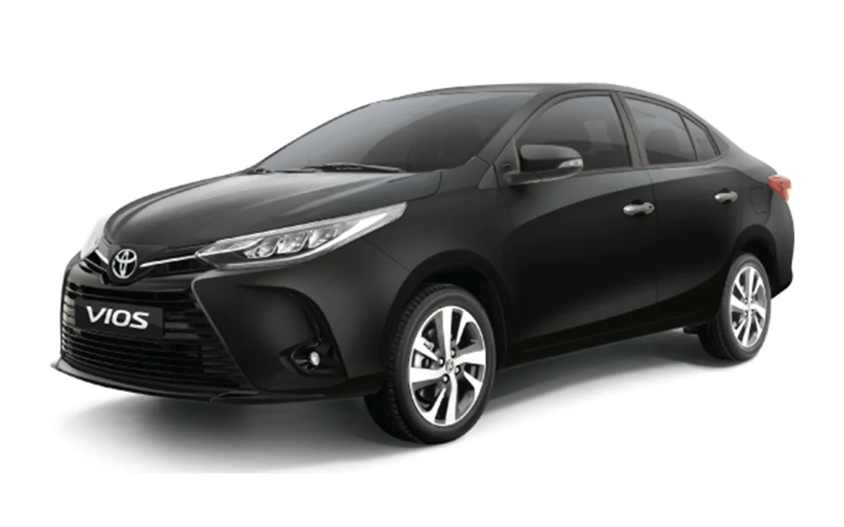 Toyota Vios in Black for rent in Butuan City